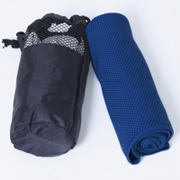 Serviette rafraîchissante personnalisée en microfibre, imprimée par sublimation, pour le cou et le visage
