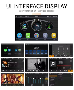 Écran portable Hicbest Carplay <span class=keywords><strong>10</strong></span> pouces, Carplay sans fil, liaison téléphonique, navigation, lecteur de musique et de vidéo, PND, écran de voiture MP5, moniteur de voiture - Product Image 6