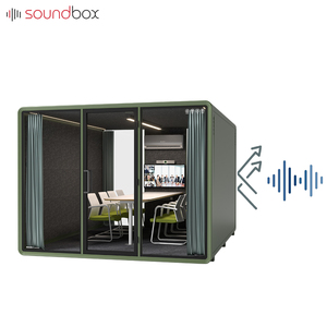 Soundbox extérieur grande cabine insonorisée cour modulaire bureau Pod à vendre cabine <span class=keywords><strong>de</strong></span> réunion <span class=keywords><strong>de</strong></span> réduction du bruit - Product Image 4
