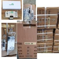 Serrure de porte magnétique à mortaise 8550mm 9050mm avec cylindre et clé, verrou magnétique WC