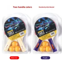 Vente en gros Ensemble de raquettes de tennis de table pour enfants pour débutant, entraînement, divertissement, raquette horizontale