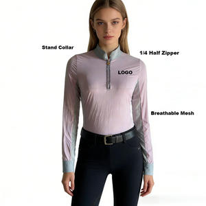 Camisa Ecuestre de Manga Larga para Mujer, Diseño Deportivo, Refrigerante, de la Marca ARLAN Factory Competition - Product Image 1