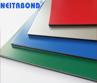 Panneau Composite en aluminium ignifuge acc Grade B1 neitabund 4mm acc ACM avec revêtement PE PVDF pour revêtement de façade