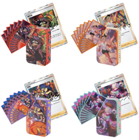 [Produit 100% authentique] Coffret cadeau Pokémon Trainer Collection - Comprend des cartes d'entraîneur et des boosters (Boîte mystère) (Ensemble de 7 boîtes)