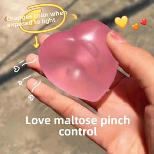 Jouet Squishy Cœur en Plastique Haute Qualité à Changement de Couleur, Unisexe 14+, Needohs, à Remontée Lente, Anti-Stress Sensoriel - Product Image 3