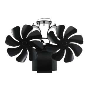 磁性双<span class=keywords><strong>2</strong></span>电机8叶片壁炉风扇木质炉灶风扇 - Product Image 1