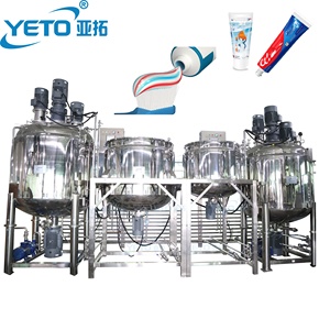 Yeto kem đánh răng sản xuất máy tóc Điều kiện làm cho thiết bị chân không mỹ phẩm chân không trộn homogenizer bể nhũ hóa - Product Image 1