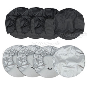 4 Fundas Protectoras para Neumáticos de 27 Pulgadas, Bolsa de Almacenamiento para Neumáticos de Coche, Protector de Ruedas para RV, Camión, Autocaravana, Remolque, Accesorios para Coche - Product Image 2