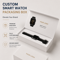 Boîte d'emballage pour montres intelligentes personnalisées, boîte cadeau rigide de luxe, fabricant OEM