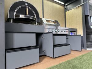 Premium Modern ve lüks paslanmaz çelik barbekü mutfak çok fonksiyonlu paslanmaz rüzgar geçirmez ve hava kalıcı döken - Product Image 5