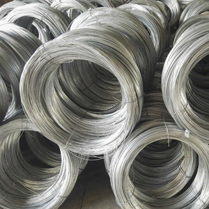 Alambre de Acero Galvanizado por Inmersión en Caliente, Calibre 17/15, 1000m/rollo, Alambre Ovalado para Cercas de Ganado con Servicios de Corte y Doblado - Product Image 1