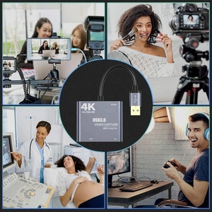 Thẻ Chụp Video 4K HDMI Sang USB 3.0 Với Vòng Lặp HDMI Phát Trực Tiếp Thiết Bị Ghi Trò Chơi Tương Thích Windows Linux OBS OS X - Product Image 5