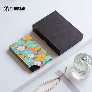 TILONSTAR TVC501 Logotipo personalizado de cuero Pop Up Carteras Slim Portefeuille Homme Hombres Titular de la tarjeta - Product Image 6