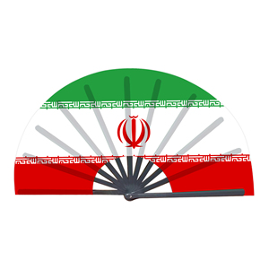 Abanicos Plegables de Bambú con la Bandera de Irán al por Mayor, Abanico de Mano para Carnaval, Boda, Festival, Fiesta, Agencia de Viajes - Product Image 5