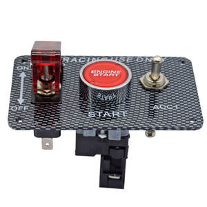 Interrupteur à bouton poussoir de démarrage du moteur DC12V 20A, panneau d'<span class=keywords><strong>accessoires</strong></span> d'allumage pour voiture de course - Product Image 3