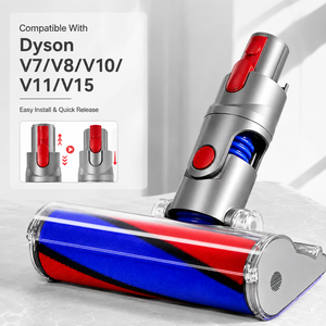 Vacuum Cleaner Floor Brush Replacement Head Compatible V7/V8/V10/V11/V15 Soft <b>Fluffy</b> Roller Brush Factory Wholesale OEM ODM - Product Image 2