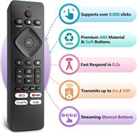 Télécommande intelligente pour Smart TV, télécommande universelle intelligente, utilisée pour Android TV