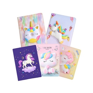 Customization Children's Notebook Secret <b>Diary</b> Plush Kids <b>Diary</b> Notebook Set Plush unicorn Kids Notebook - Product Image 1
