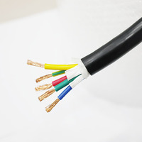Cable Eléctrico Flexible Redondo de 1.5mm 2.5mm 4mm 6mm, Cable RVV Multifilar de 2 3 4 5 Núcleos