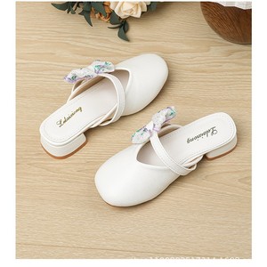 Sandalias de Plataforma Impermeables con Lazo para Niñas, Modelo Princesa, Cómodas y a la Moda, con Tacón Grueso, Novedad 2026, Estilo Sencillo para Verano - Product Image 2