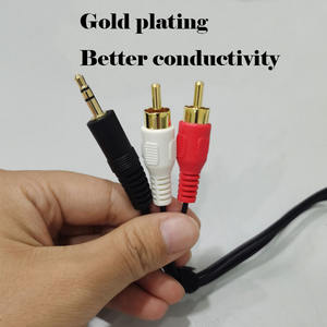 Cable RCA Universal con Conector de 3.5 mm, Cable de Audio Estéreo de 4 Polos, Conector de 3.5 mm a 3 RCA, Audio y Video Público - Product Image 5