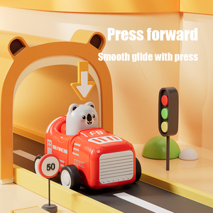 Monster Car Racing Tiger, Juguete <span class=keywords><strong>de</strong></span> Auto <span class=keywords><strong>de</strong></span> Carreras <span class=keywords><strong>de</strong></span> Fricción e Inercia, <span class=keywords><strong>de</strong></span> Plástico ABS Fundido a Presión, Escala 1:43, Lindo Animal <span class=keywords><strong>de</strong></span> Dibujos Animados, para Niños <span class=keywords><strong>de</strong></span> 3+ Años - Product Image 3