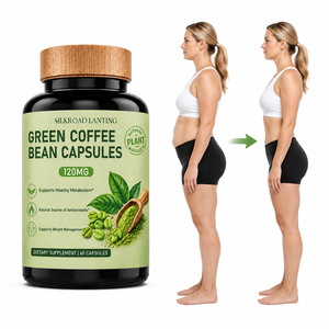 Capsules de café vert pour adultes, soutien du métabolisme, antioxydant, à base de plantes, complément alimentaire quotidien pour le bien-être, 60 capsules - Product Image 1