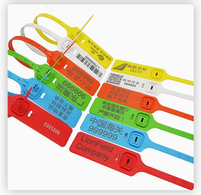 Printable Customizable UHF RFID EM4305 Plastic Seal Tracking Tag RFID Cable Tie Tag Payment 6m Range Transportation Hotel Use