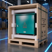Panneau de synchronisation professionnel Grid-Tie 100A-630A IP54 extérieur SUS304 avec acier Al-Zn intérieur pour armoire de synchronisation de site minier