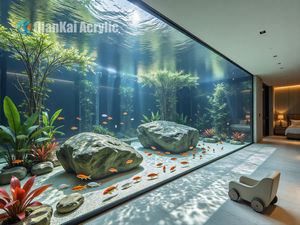 סופר גדול מודרני יוקרה מודרני סופר גדול טנק דגים טנק זכוכית אורגני תערוכת מסחרי קניון אקווריום עבור פארק האוקיינוס מתחת למים מתחת למים - Product Image 2