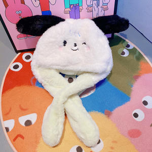 Automne et hiver pour enfants chaud coupe-vent doux cireux couleur bonbon <span class=keywords><strong>airbag</strong></span> féminin appelé un cou <span class=keywords><strong>de</strong></span> chapeau en peluche - Product Image 3