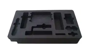 Custom Laser Die Cut Carbon EVA Foam Pack Case And EPE Foam Cardboard Tool Box Packaging Case Insert Foam Eva Custom