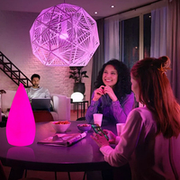 Meubles LED en plastique PE, fabricant de meubles LED, meubles de bar LED, décoration LED, lampe de table LED pour restaurant, hôtel, mariage, fête