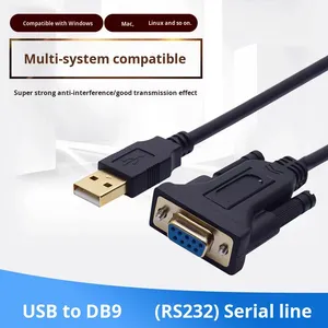 <span class=keywords><strong>Usb</strong></span> cổng nối tiếp Cáp 9-pin <span class=keywords><strong>RS232</strong></span> vàng-mạ PVC Áo khoác DB9 Nam Nữ adapter Braid cho máy tính tùy chỉnh bán buôn đơn đặt hàng - Product Image 6