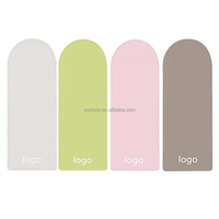 Tapis de yoga en caoutchouc naturel PU mat écologique, 5 mm, antidérapant, design ovale en forme de capsule, avec logo personnalisé disponible