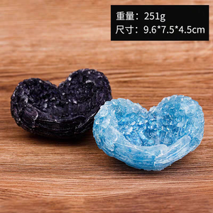 Commercio all'ingrosso cristalli naturali <span class=keywords><strong>di</strong></span> pietra frantumata resina ametista grappolo decorazione per la casa ornamenti regalo - Product Image 2