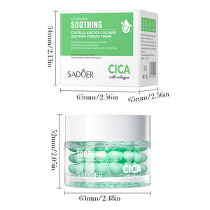 Crème hydratante réparatrice apaisante pour le <span class=keywords><strong>visage</strong></span> à la vitamine C et au collagène SADOER en capsules, marque privée - Product Image 6