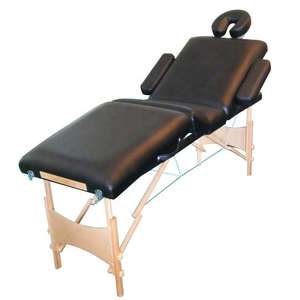 Lit <span class=keywords><strong>de</strong></span> massage pliable en bois moderne électrique d'<span class=keywords><strong>occasion</strong></span> à trois sections pour femmes enceintes, utilisation en salle <span class=keywords><strong>de</strong></span> sport - Product Image 1