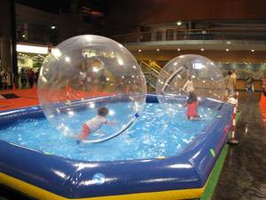 צהוב צבע מתנפח בריכה גדולה בריכת מים מתנפחים, מתנפח בריכה עבור פגוש סירות - Product Image 5