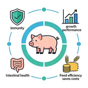 Promotor de Crecimiento de Ganado de Alto Rendimiento, Proteína de Soya Hidrolizada Enzimática, <span class=keywords><strong>FCR</strong></span> y ADG en Cerdos y Aves de Corral - Product Image 2