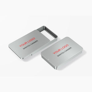 ภาชนะดีบุกแบบสไลด์ด้านบนทนต่อเด็กกล่องดีบุกแบบมิ้นท์ลูกกวาดขนาดเล็กกล่องดีบุกแบบเลื่อนได้สำหรับเป็นของขวัญ - Product Image 6