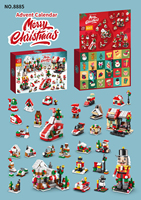Cadeau de Noël de haute qualité, jouet éducatif DIY, 12 en 1, mini blocs de construction, puzzle pour enfants, jouets de construction d'arbre de Noël