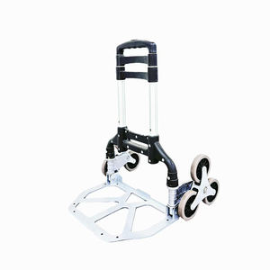 Stille Winkel Aluminium Handbagage <span class=keywords><strong>Trolley</strong></span> Met Rubberen Wiel Opvouwbare Trap Klimmen - Product Image 5