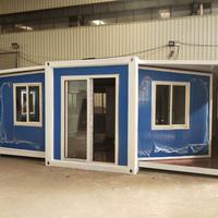 Maisons préfabriquées de 40 pieds Conteneur d'expédition maritime portable extensible Maison