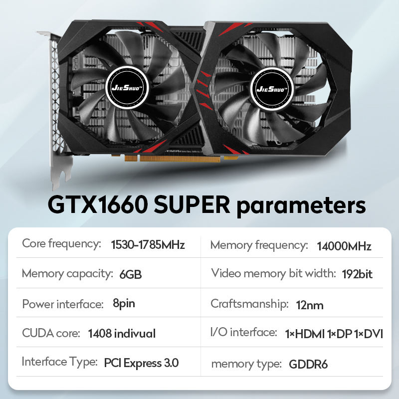 Amd Radeon 1660 PNY GeForce GTX 1660 Ti Dual Fan XLR8 OC And XLR8
