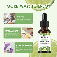 OEM/ODM 30ml Huile essentielle de bergamote naturelle pure Huile de massage aromathérapie Soins de la peau Parfums en vrac Huile essentielle de bergamote (nouvelle)