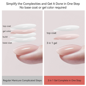 Bộ sơn gel Vinimay Nude Natural màu hồng tự nhiên 12 màu, dùng làm lớp nền, màu gel nền, lớp xây dựng màu 3 trong <span class=keywords><strong>1</strong></span>, gel nền một bước cho salon - Product Image 4