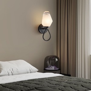 All-Copper Minimalist Modern Nordic <b>Wall</b> Lamp for Bedroom <b>Bedside</b> Luxury Hotel Guesthouse Staircase Corridor Hallway - Product Image 5