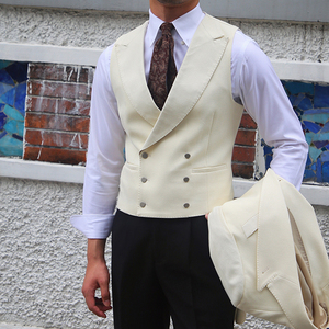 <span class=keywords><strong>Gilet</strong></span> de <span class=keywords><strong>costume</strong></span> pour homme Joker de luxe tendance, <span class=keywords><strong>costume</strong></span> de loisirs professionnel, col uni, double boutonnage, veste pour homme - Product Image 6