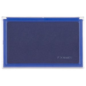 Tampon encreur à séchage rapide Comix B3720, 135 mm x 85 mm, rectangulaire, rouge et bleu, pour usage bureautique et financier, encre à base d'eau - Product Image 5